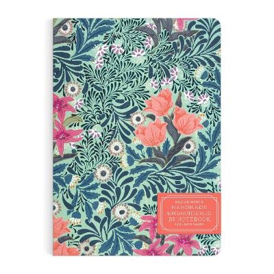 William Morris Bower Handmade Embroidered B5 Journal -  Galison, William Morris