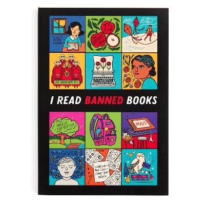 I Read Banned Books A5 Journal -  Galison
