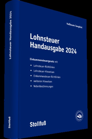 Lohnsteuer Handausgabe 2024