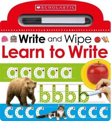 Learn to Write: Scholastic Early Learners (Write and Wipe) -  Scholastic