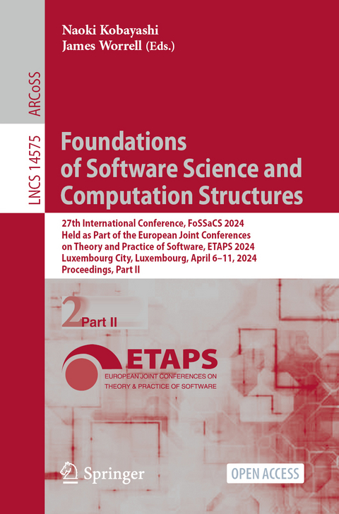 Foundations of Software Science and Computation Structures - 