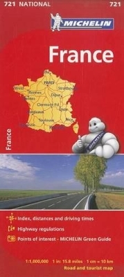 Michelin France Map 721