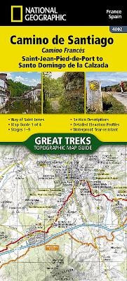 Camino de Santiago - Camino Frances Map 1 of 4