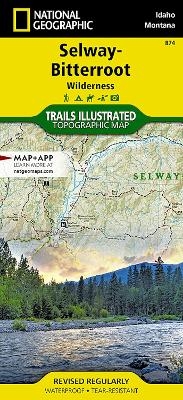 Selway-bitteroot Wilderness Map - National Geographic Maps