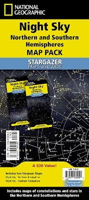 National Geographic Night Sky (Stargazer Folded Map Pack Bundle)