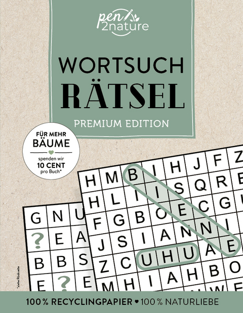 Wortsuchr&auml;tsel I Premium Edition I hochwertiger Knobelspa&szlig; von Pen2Nature