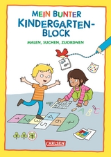R&auml;tseln f&uuml;r Kita-Kinder: Mein bunter Kindergarten-Block: Malen, suchen, zuordnen - Hanna S&ouml;rensen