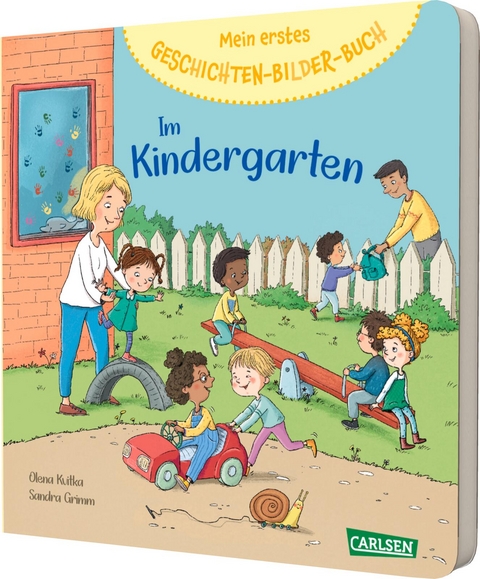 Mein erstes Geschichten-Bilder-Buch: Im Kindergarten - Sandra Grimm