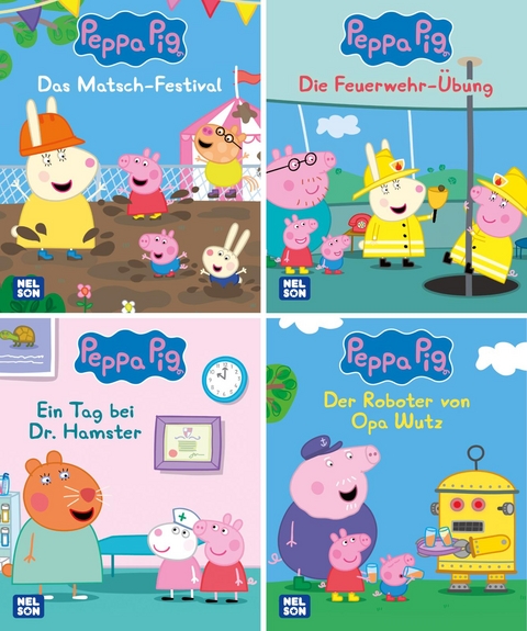 Nelson Mini-B&uuml;cher: 4er Peppa Pig 29-32 - Steffi Korda