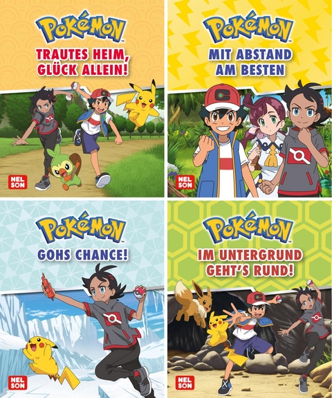 Nelson Mini-B&uuml;cher: 4er Pok&eacute;mon 5-8