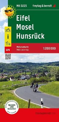 Eifel - Mosel - Hunsr&uuml;ck, Motorradkarte 1:200.000, freytag & berndt