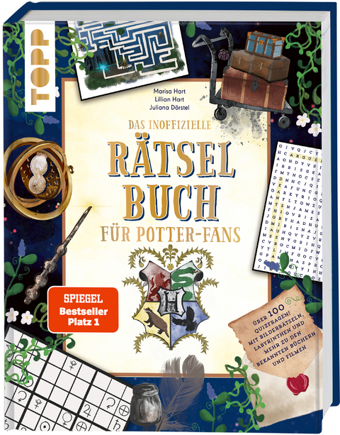 Das inoffizielle R&auml;tselbuch f&uuml;r Potter-Fans. &Uuml;ber 100 Quizfragen, Bilderr&auml;tsel, Labyrinthe und mehr zu den bekannten B&uuml;chern und Filmen - Marisa Hart, Lillian Hart