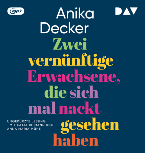 Zwei vern&uuml;nftige Erwachsene, die sich mal nackt gesehen haben - Anika Decker