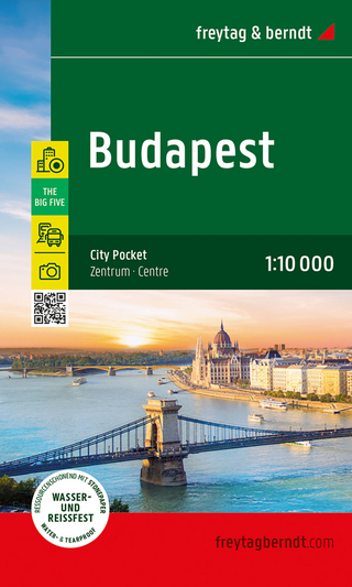 Budapest, Stadtplan 1:10.000, freytag & berndt