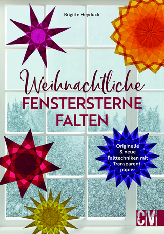 Weihnachtliche Fenstersterne falten