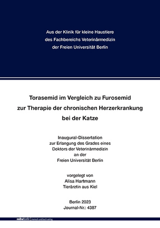 Torasemid im Vergleich zu Furosemid zur Therapie der chronischen Herzerkrankung bei der Katze