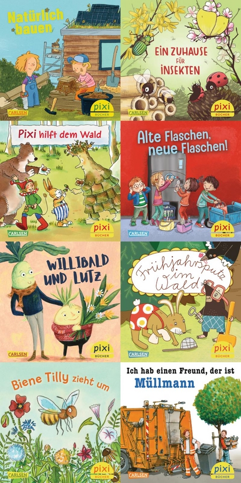 Pixi-8er-Set 299: Pixi setzt sich f&uuml;r die Umwelt ein (8x1 Exemplar) -  diverse