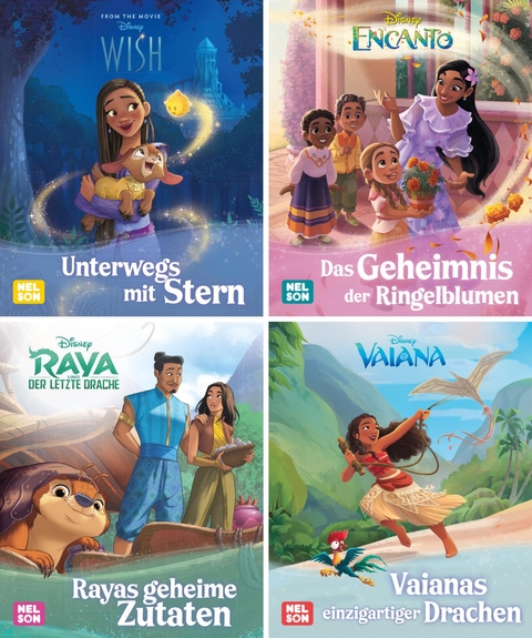 Nelson Mini-B&uuml;cher: 4er Disney Neue Filmlieblinge 1-4