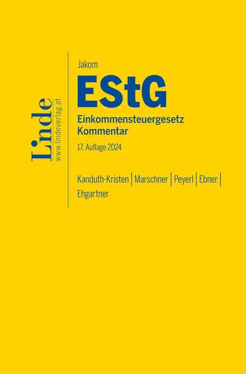 Jakom EStG | Einkommensteuergesetz 2024 - Sabine Kanduth-Kristen, Ernst Marschner, Hermann Peyerl, Andrea Ebner, Gerald Ehgartner