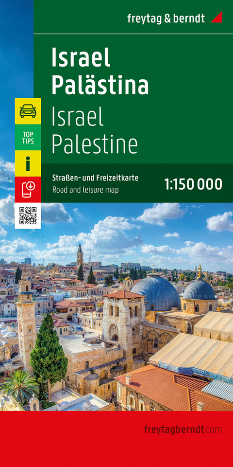 Israel - Pal&auml;stina, Stra&szlig;en- und Freizeitkarte 1:150.000, freytag & berndt