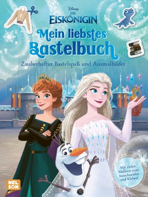 Disney Die Eisk&ouml;nigin: Mein liebstes Bastelbuch - Zauberhafter Bastelspa&szlig; und Ausmalbilder