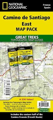 Camino de Santiago East Map Map Pack Bundle