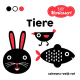 Tiere schwarz-wei&szlig;-rot (Baby Montessori) - 