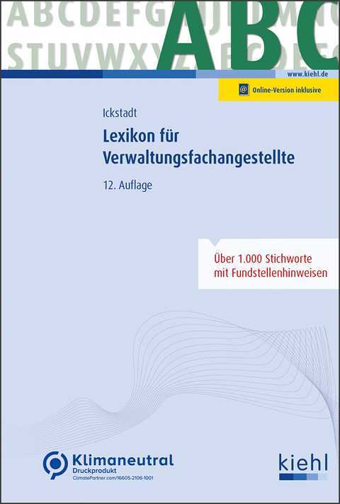 Lexikon f&uuml;r Verwaltungsfachangestellte - Ewald Ickstadt