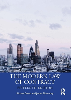 The Modern Law of Contract - Richard Stone, James Devenney
