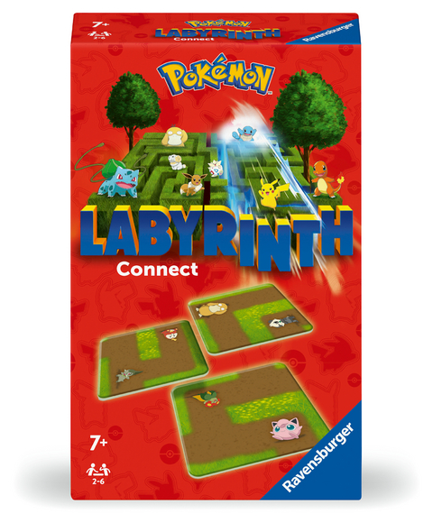 Pok&eacute;mon Labyrinth Connect - Reisespiel ab 7 Jahre - Max J. Kobbert