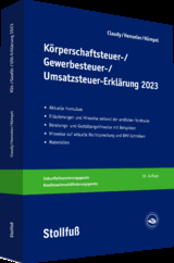 Körperschaftsteuer-, Gewerbesteuer-, Umsatzsteuer-Erklärung 2023 - Björn Claudy, Frank Henseler, Andreas Kümpel