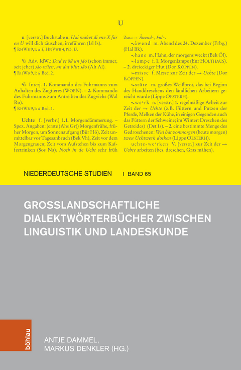 Gro&szlig;landschaftliche Dialektw&ouml;rterb&uuml;cher zwischen Linguistik und Landeskunde - 