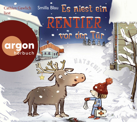 Es niest ein Rentier vor der T&uuml;r - Smilla Blau