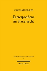 Korrespondenz im Steuerrecht - Sebastian Plesdonat