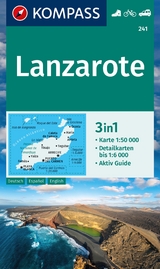 KOMPASS Wanderkarte 241 Lanzarote 1:50.000 - 