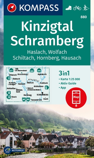 KOMPASS Wanderkarte 880 Kinzigtal Schramberg, 1:25.000