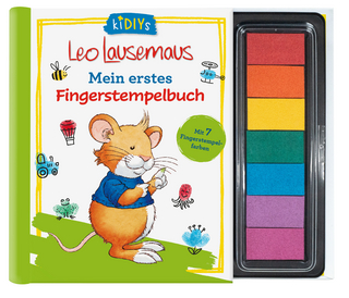 Leo Lausemaus - Mein erstes Fingerstempelbuch Mit 7 Fingerstempelfarben
