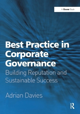 Best Practice in Corporate Governance - Adrian Davies
