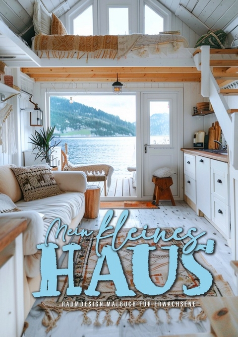 Mein kleines Haus Malbuch f&uuml;r Erwachsene - Monsoon Publishing, Musterst&uuml;ck Grafik