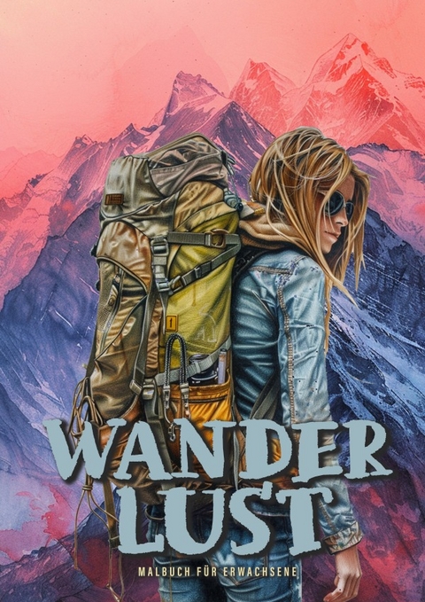 Wanderlust Malbuch f&uuml;r Erwachsene - Monsoon Publishing, Musterst&uuml;ck Grafik