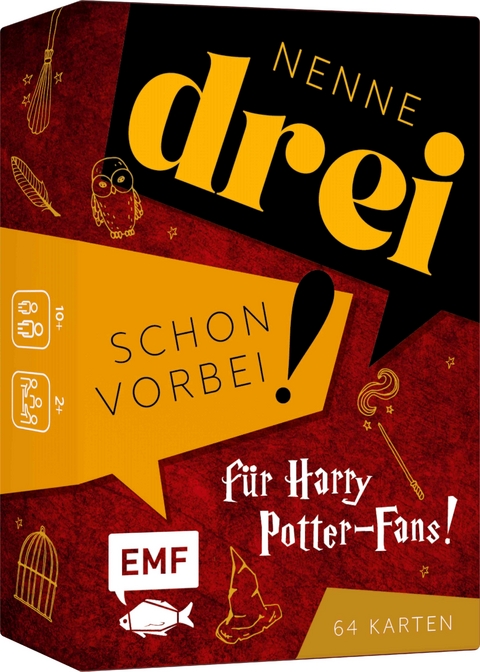 Kartenspiel: Nenne drei - schon vorbei! ... f&uuml;r Harry Potter-Fans!