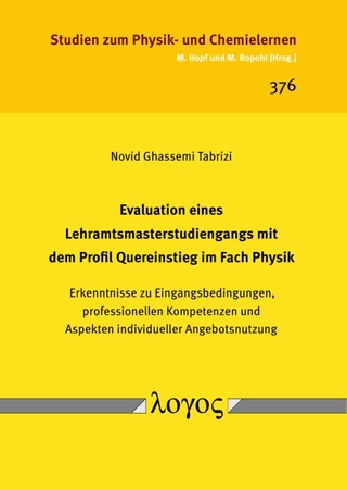 Evaluation eines Lehramtsmasterstudiengangs mit dem Profil Quereinstieg im Fach Physik