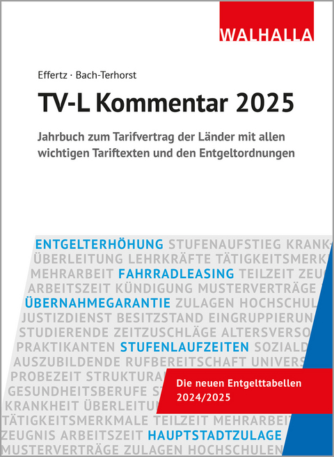 TV-L Kommentar 2025 - J&ouml;rg Effertz, Andreas Bach-Terhorst