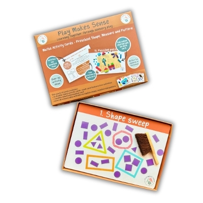 Maths Activity Cards Preschool Shape, Measure and Pattern - 