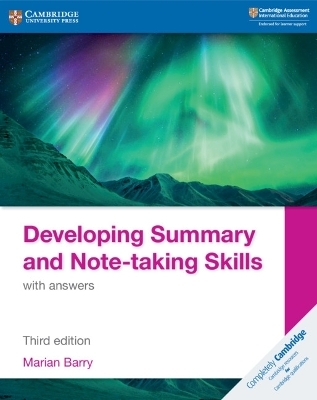 Developing Summary and Note-taking Skills with answers - Marian Barry