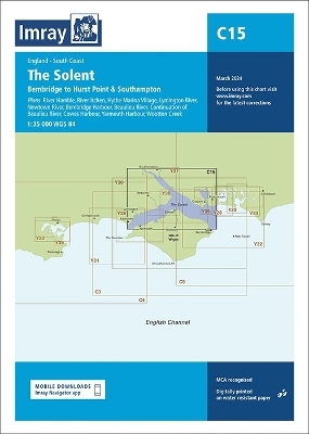Imray Chart C15 The Solent