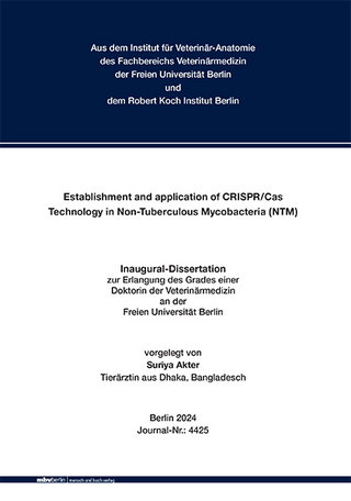 Establishment and application of CRISPR/Cas Technology in Non-Tuberculous Mycobacteria (NTM)