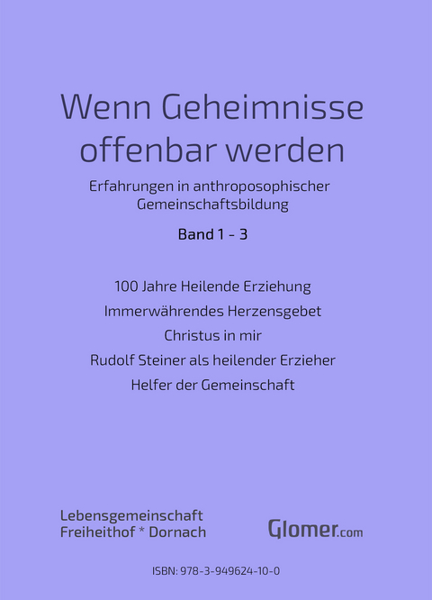 Wenn Geheimnisse offenbar werden - Band 1-3