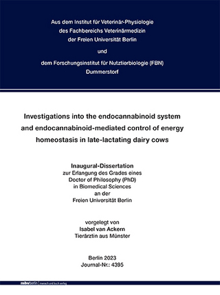 Investigations into the endocannabinoid system and endocannabinoid-mediated control of energy homeostasis in late-lactating dairy cows