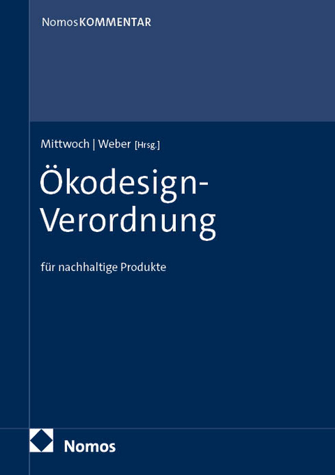 &Ouml;kodesign-Verordnung: &Ouml;kodesign-VO - 